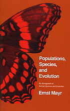 Populations, species, and evolution : 