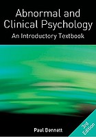 Abnormal and clinical psychology : 