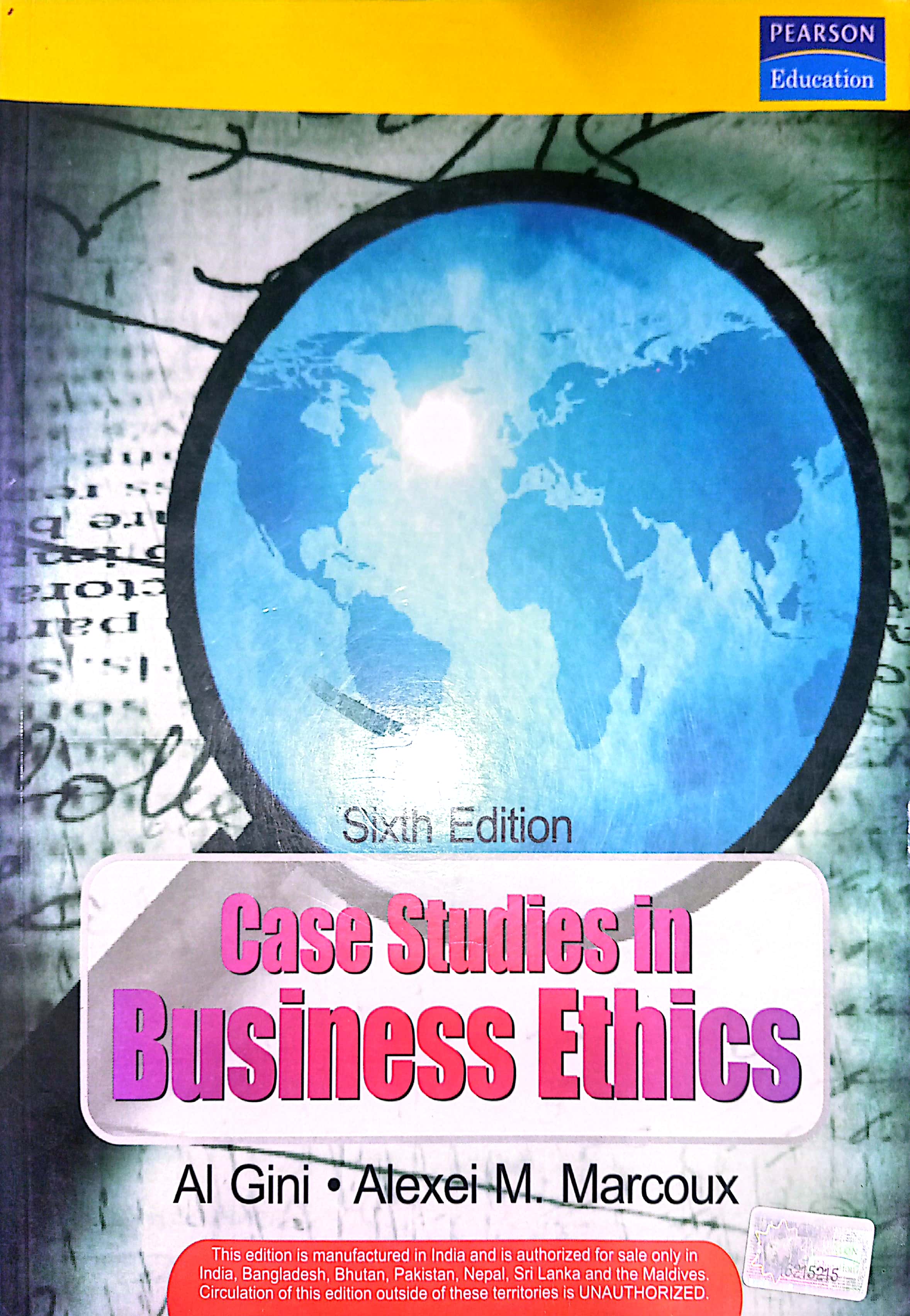 Case studies in business ethics