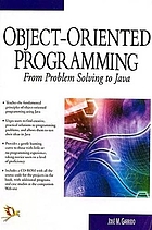 Object-oriented programming : 