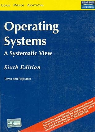 OPERATING SYSTEM A SYSTEMATIC VIEW