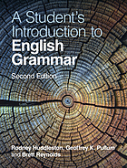 A student's introduction to English grammar