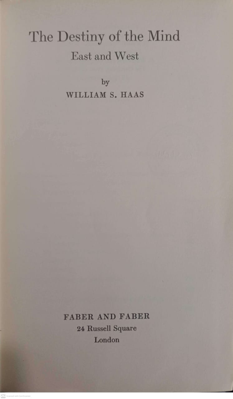 The destiny of the mind :